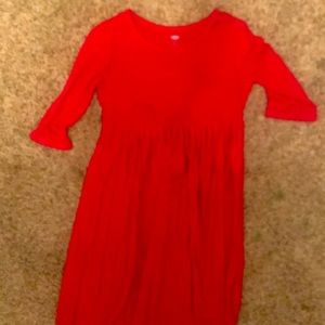 Girls red size small dress